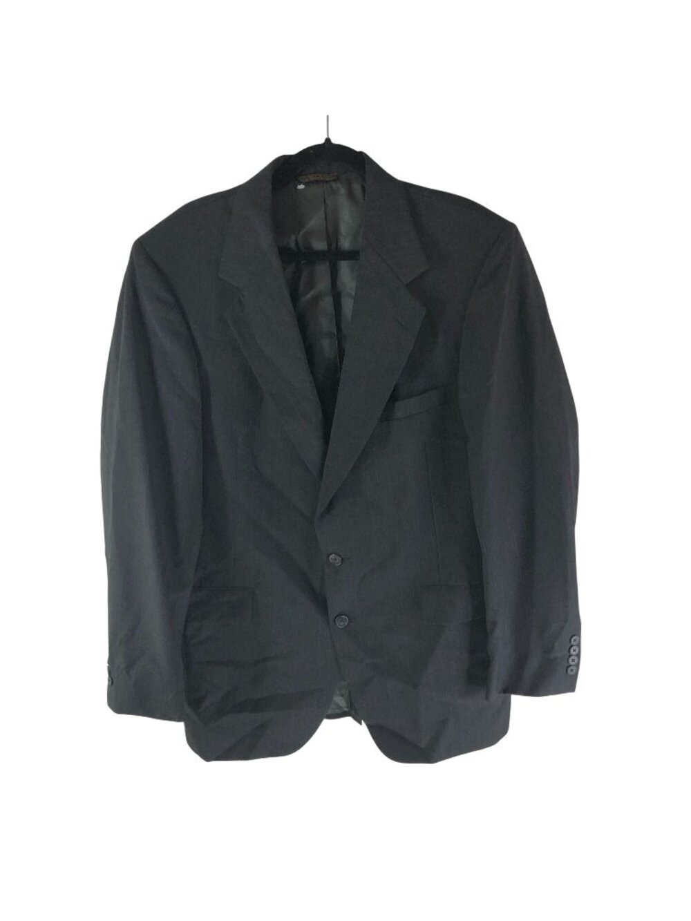 Lacrosse Mens Blazer Jacket Kullman Men's Shop Pinstripe Gray Two Button 44L